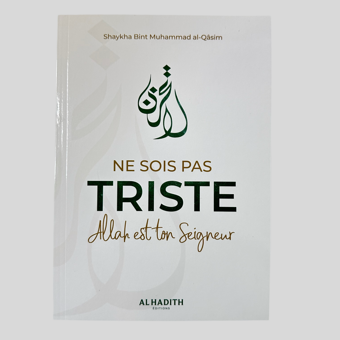 Ne sois pas triste Allah ﷻ est ton Seigneur